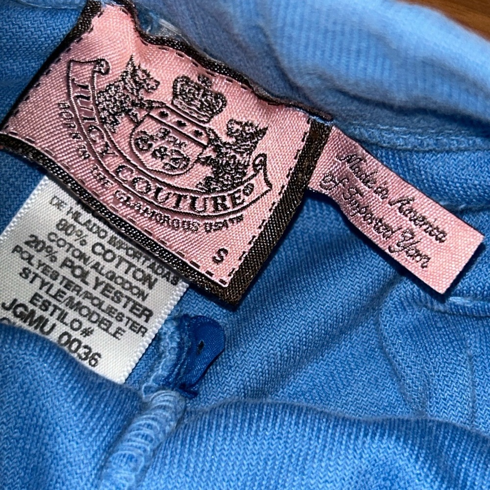 Original Juicy Couture Terry Cloth Cropped Pants - Picture 3 of 7